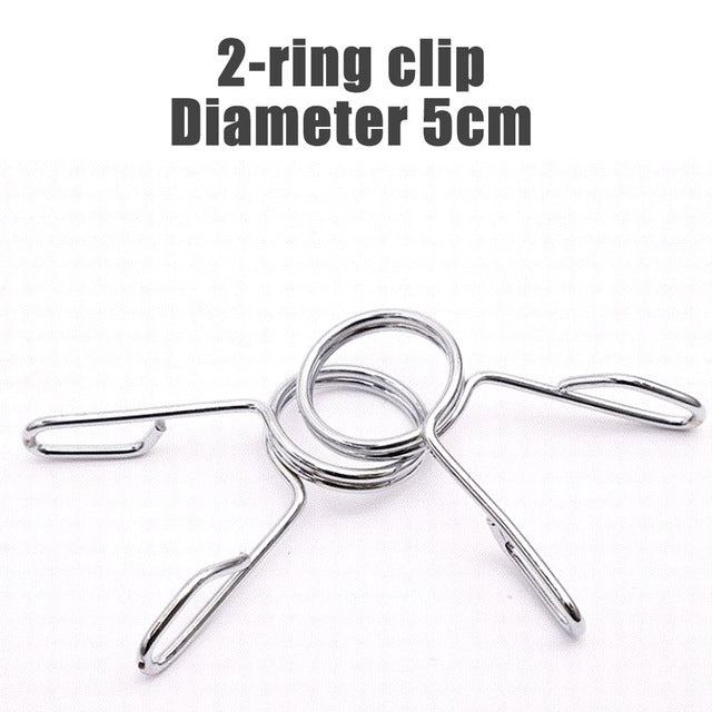 Standard Barbell Spring Clip Collar